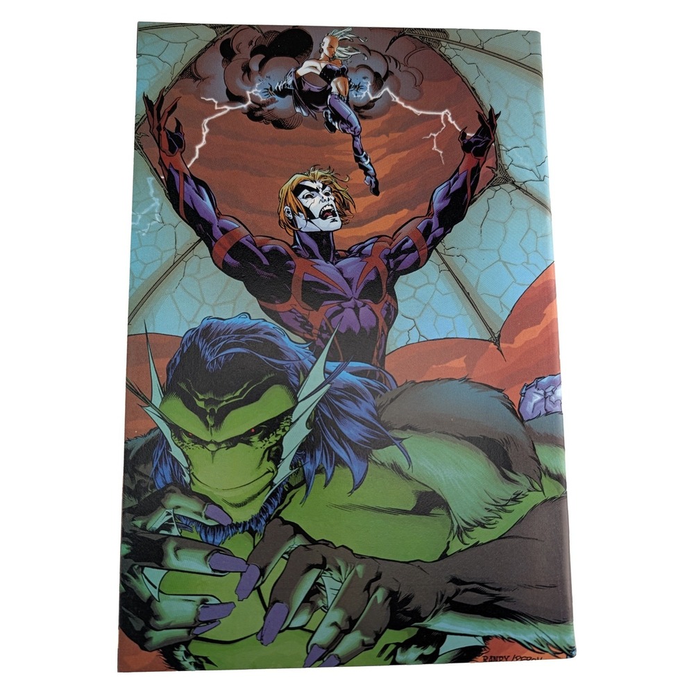 Mutant X 1 1998 Marvel Comics Havok Tom Raney Wraparound Cover Direct Edition - Picture 2 of 6